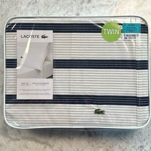 Lacoste Twin Sheet NWT
